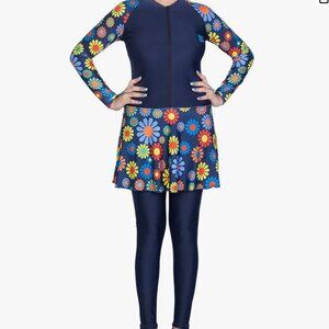 One-Piece Modest Swimwear